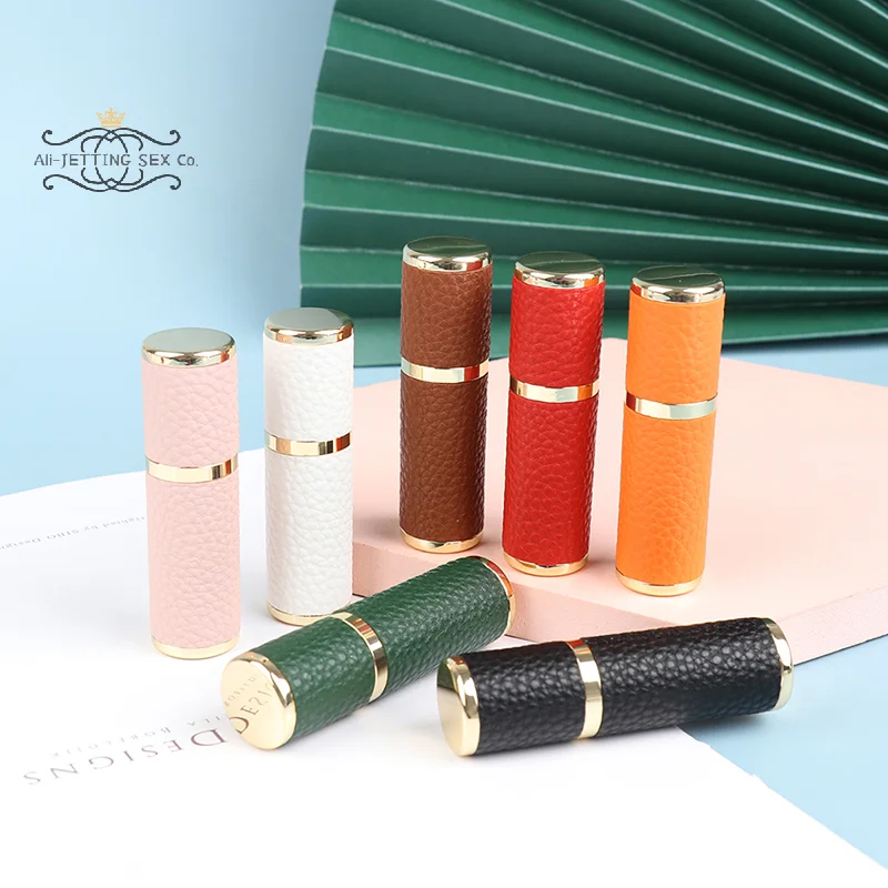 5ML Exquisite Leather Perfume Bottle Portable Sprayer Refillable Empty Perfume Atomizer Sample Perfume Bottle Spray Bottle