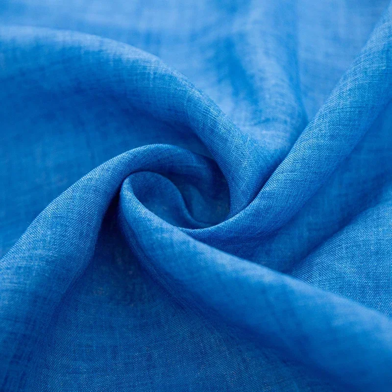 100% Ramie Cloth Fabric Summer Thin Chinese Style Robe Dress Tissu Linen Fabrics Apparel Fabrics   linen fabric for clothing