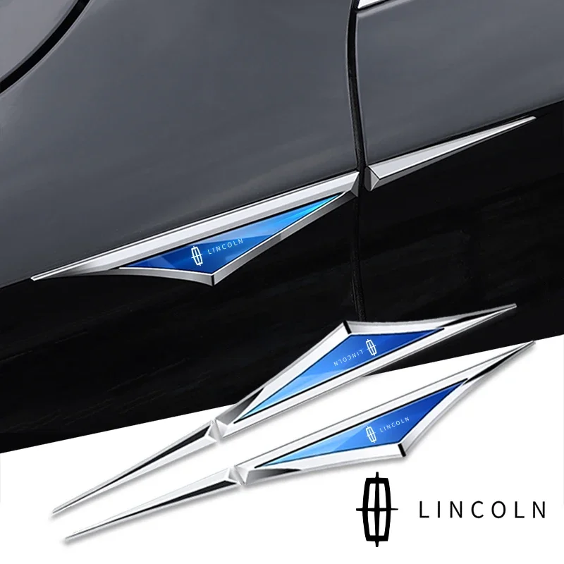 

tools Car accessories Automotive metal protective stickers 2pcs For navigator lincoln MKX CONTINENTAI mkzmkc mks Aviator ZEPHYR