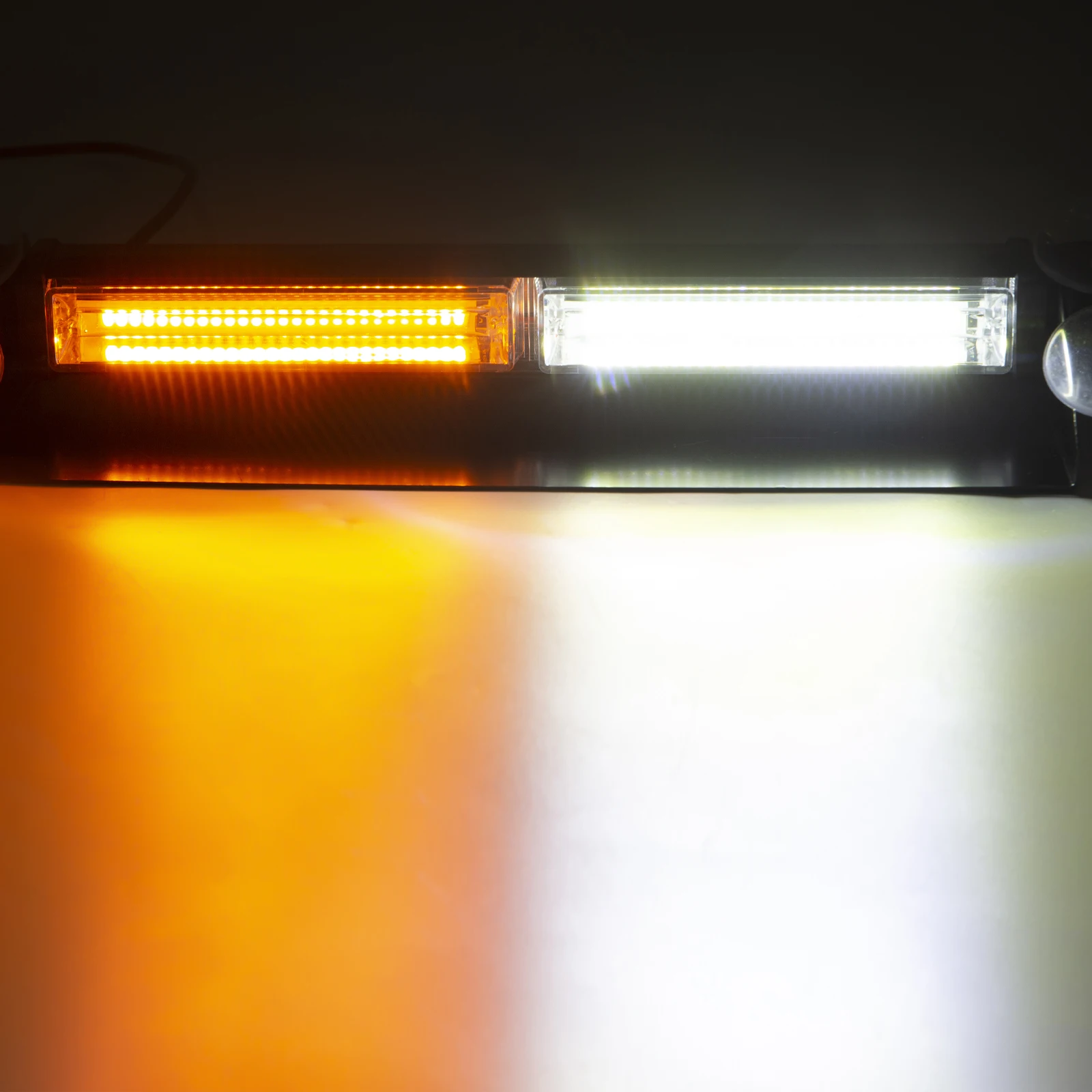 12 فولت/24 فولت COB سيارة شاحنة الطوارئ المتعري داش ستروب تحذير ضوء LED يوم مصباح جيد الإضاءة الشرطة أضواء وامضة 16 وسائط وامض