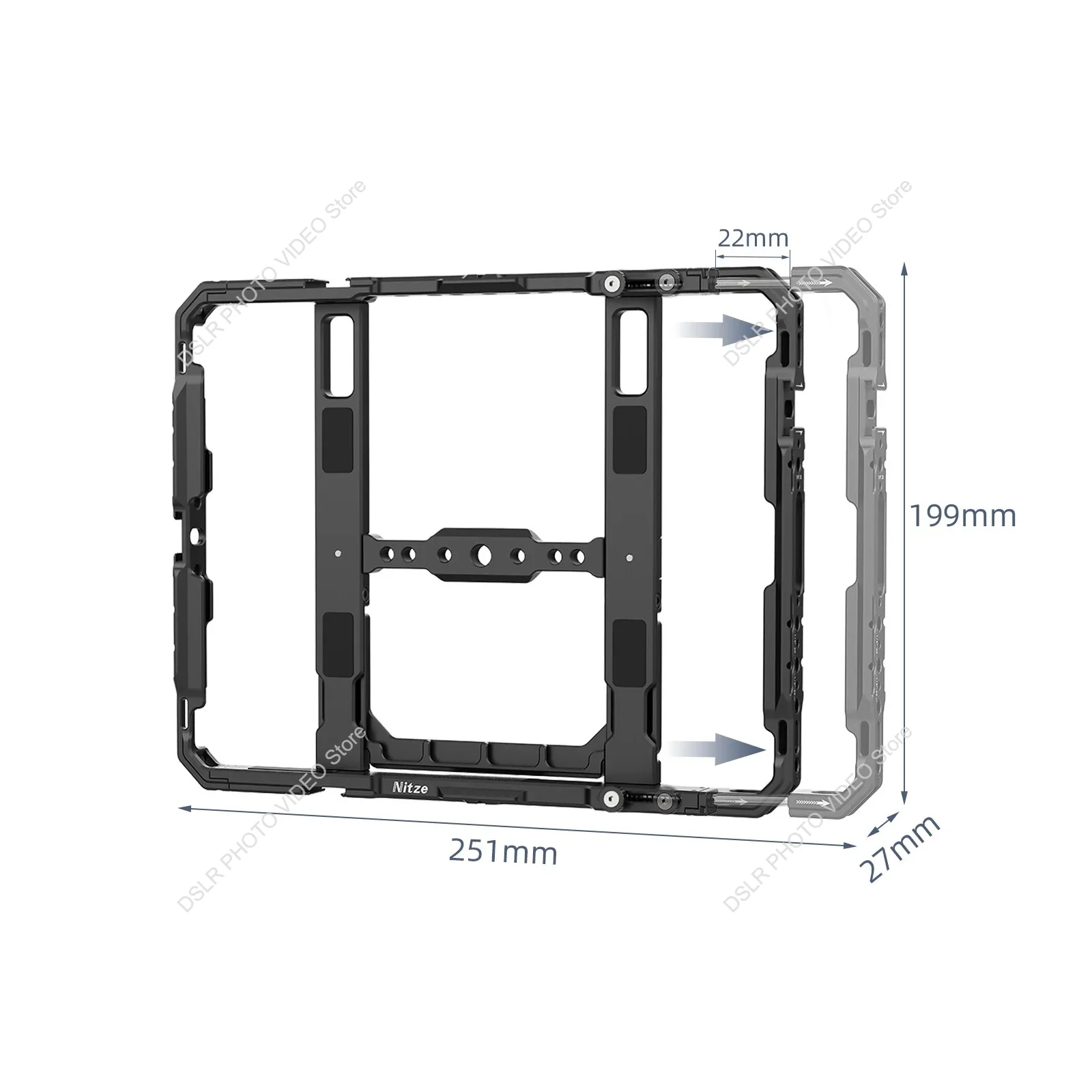 Nitze Tablet Cage, 9-11 inch universal cage for iPad iPad Air iPad Pro and Other 9