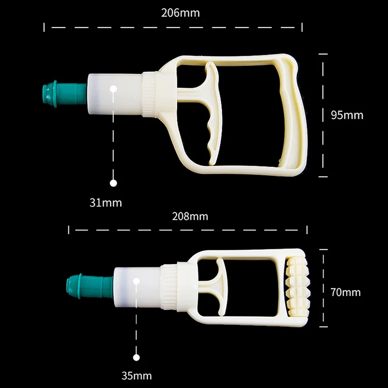 Chinese Medical Vacuum Cupping Air Gun Suction Pump Body Cupping Therapy Cups Back Arm Massage Aids Air Extraction Accessories