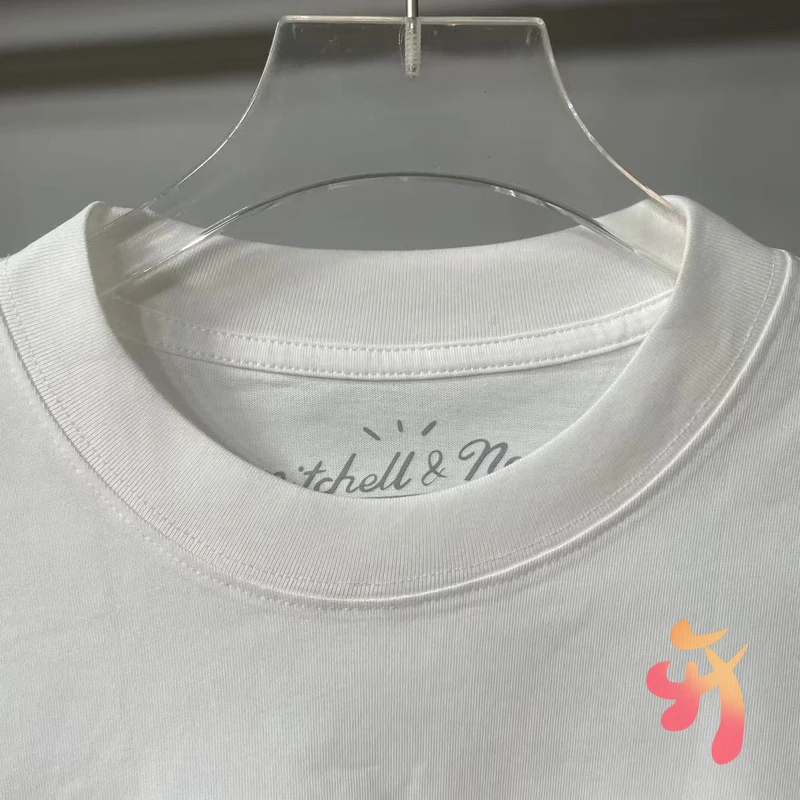 Real Photo Cactus Jack Tshirts Summer Men Women Streetwear Cartoon Letter Printed White Round Neck Short Sleeve Loose Tops