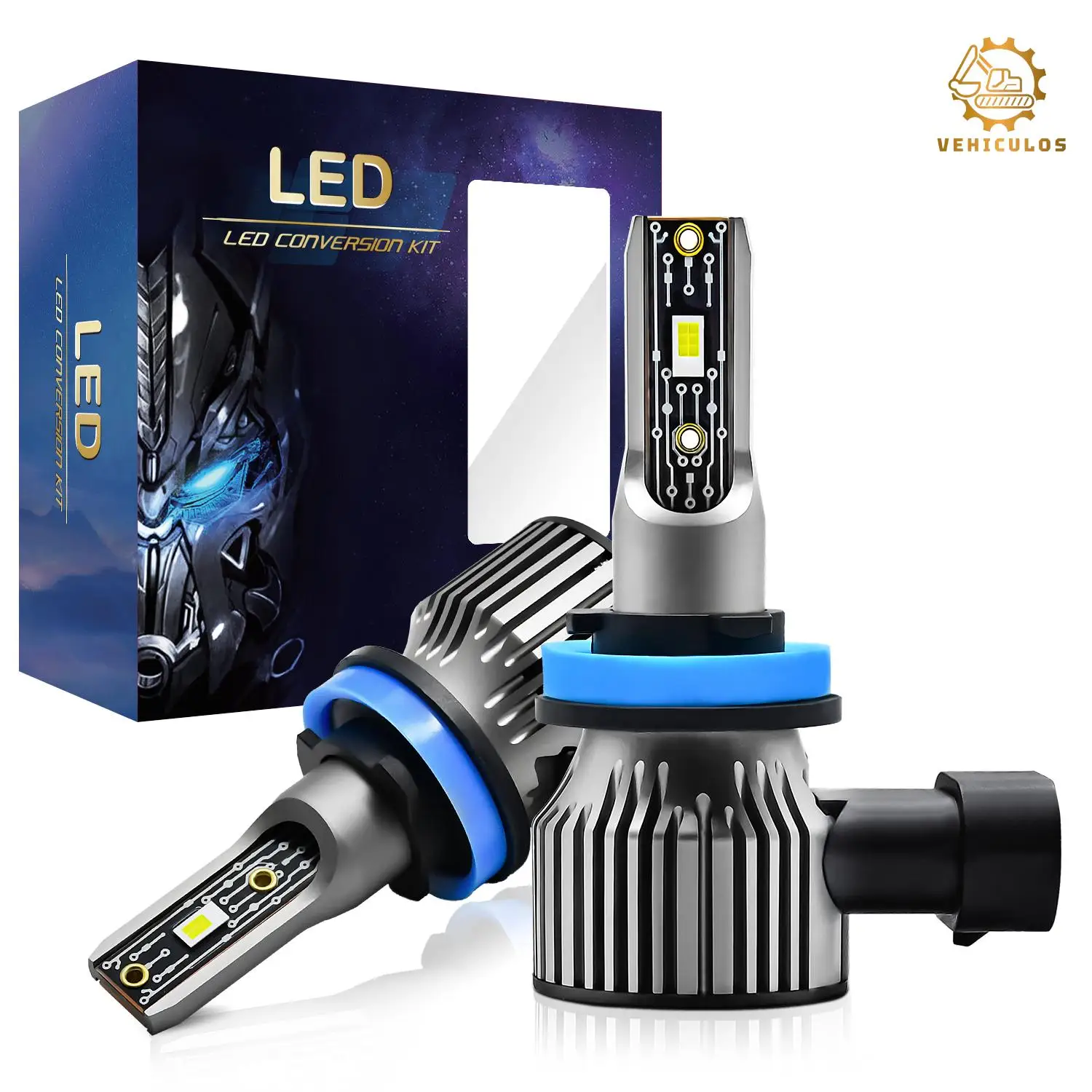 2 قطعة LED المصابيح الأمامية A6 H8 H9 H11 6500K 120 واط 12000LM مصابيح ضباب السيارة IP68 مقاوم للماء الطيران الألومنيوم لمبات تحويل عدة #6