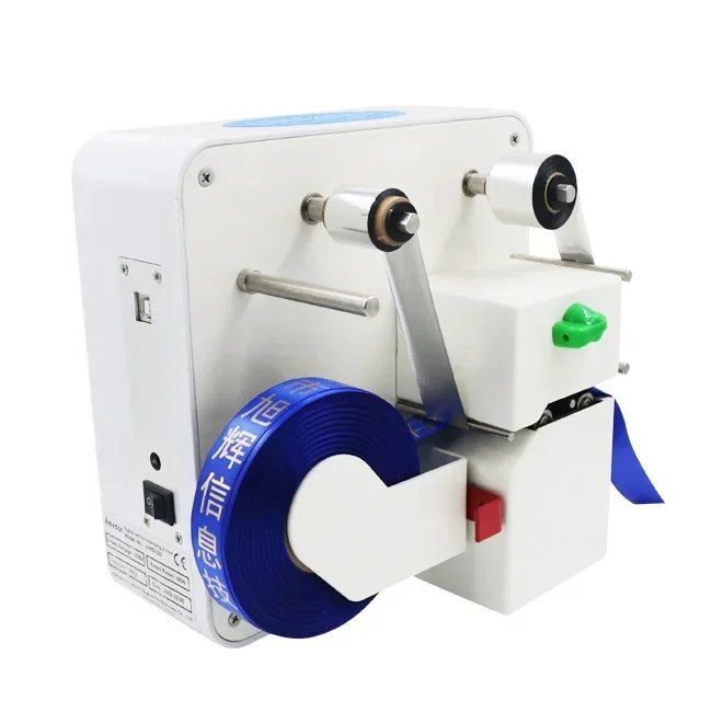 Compact Mini Thermal Transfer Stamping Printing Machine Automatic Screen Printing Machine For Ribbons With Different Color