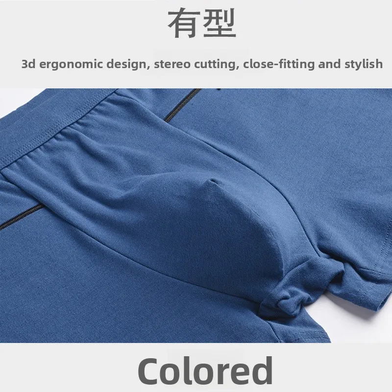 Celana Dalam Boxer Pria Celana Dalam Katun Pinggang Tinggi Dua Sisi Tahan Ritsleting Celana Pendek Travel Boxer Pria