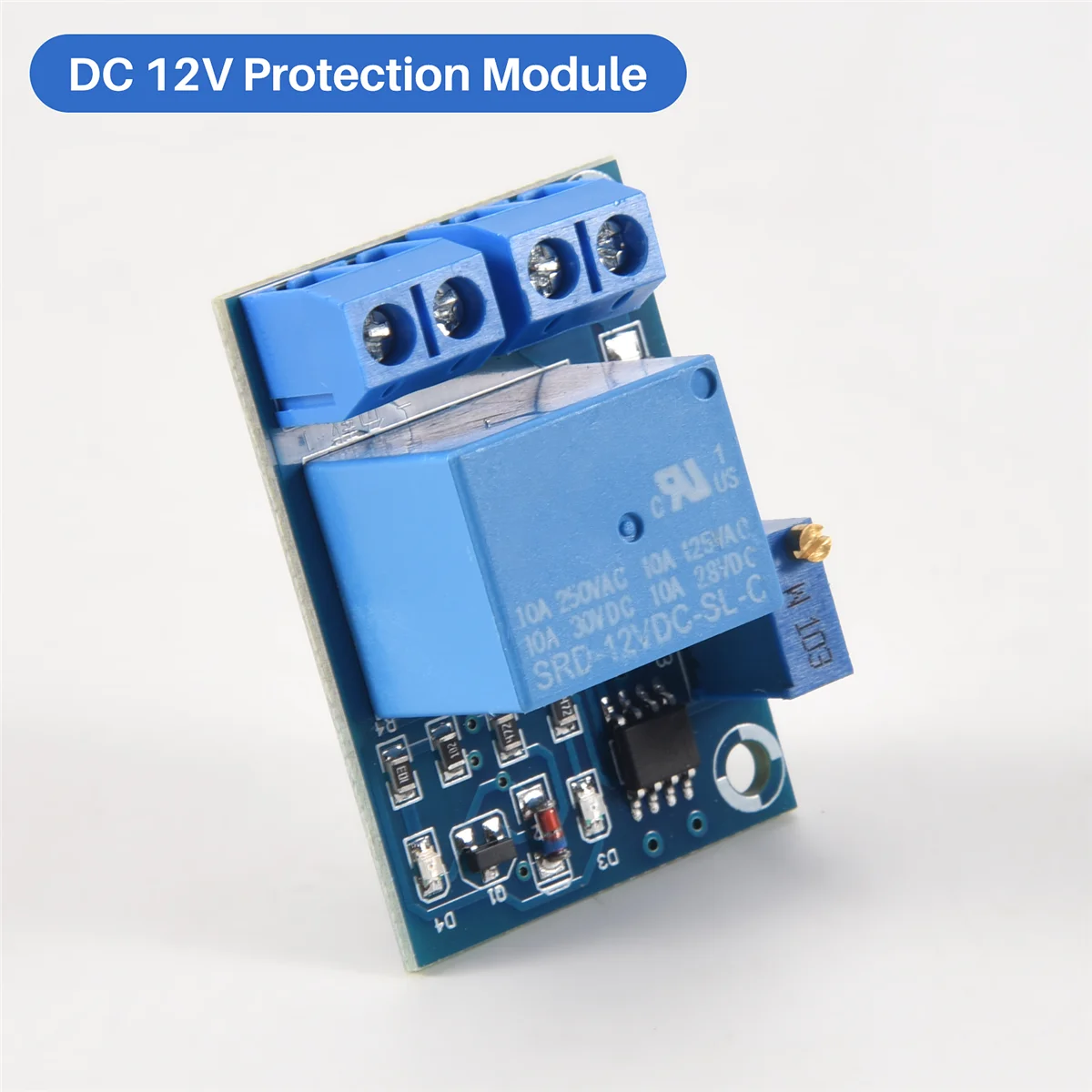 YX-X0001 DC 12V Battery Undervoltage Management Module Low Voltage Automatic Switch Recovery Protection Module