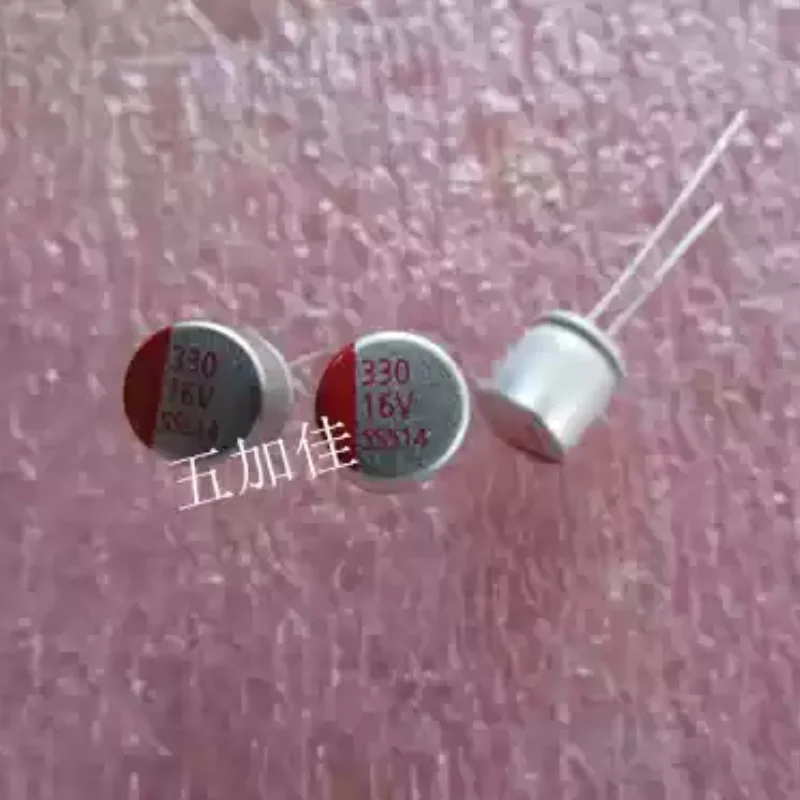 10-100pcs Capacitor de Estado Sólido 330uf 16V 16V330UF 8 * 8mm para Placa-Mãe e Placa Gráfica