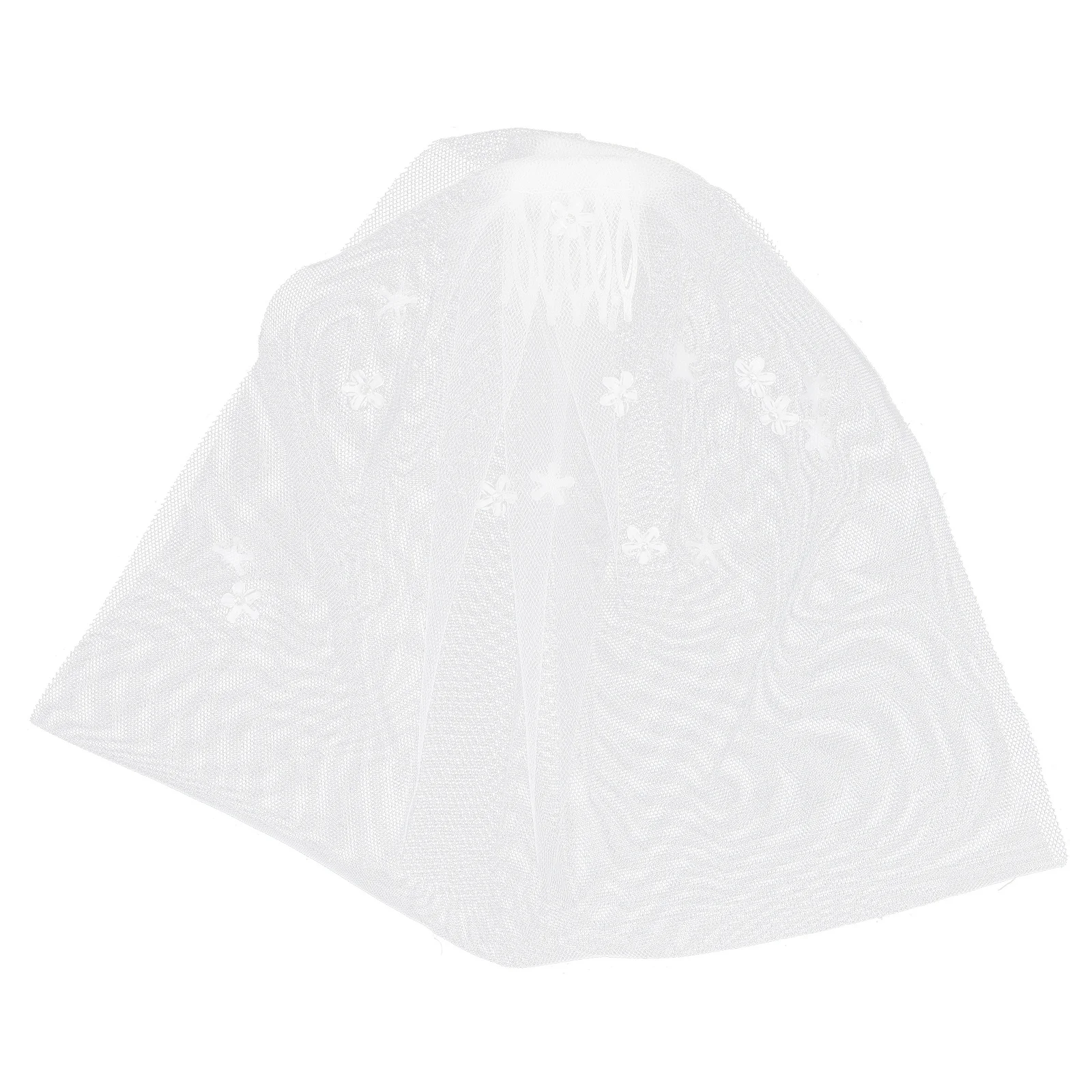 

Bridal Face Veil Short Romantic Delicate Wedding Hair Ornament Elegant Decorative Face Veil for Bridal Bride Hair Ornament