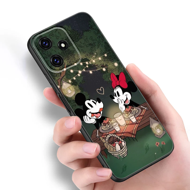 M-Mickey Mouse Black Phone Case For Xiaomi Redmi 11 Prime 11A 12C 13C A1 A2 Plus A3X 12 13 4G 10 13R 5G 9A 10A 9C 10C 9i 9T 12R