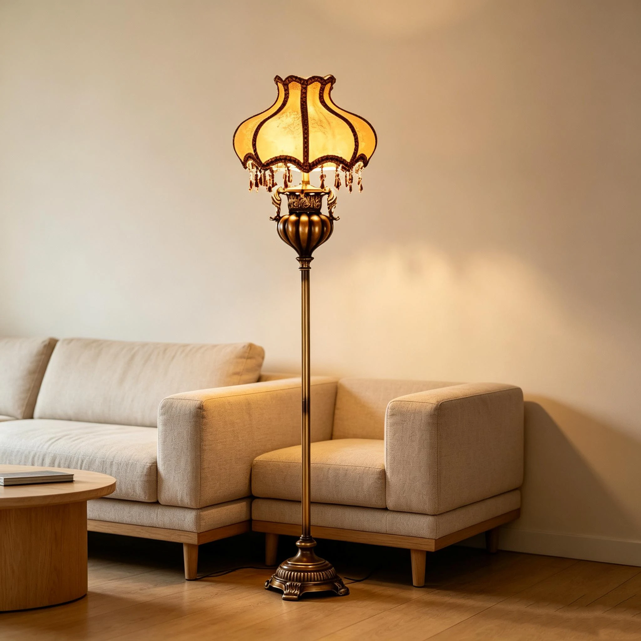 

American Retro Resin Floor Lamp Creative Fashionable Luxurious Decoration European Living Room Hotel Bedroom Study Standing Lamp