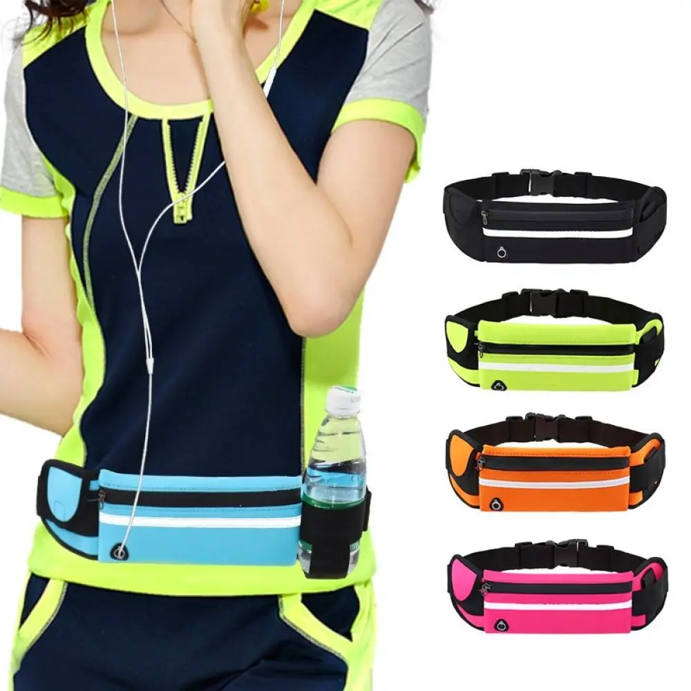 Fitness Waist Pack Slim Waterproof Phone Belt Reflective Gear For Running Jogging Cycling Outdoor Training Marathon