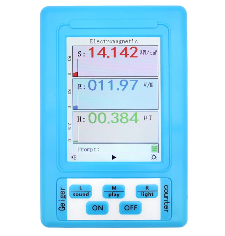 BR-9A Professional Electromagnetic Radiation Detector Dosimeter  EMF Radiation Tester Meter New Series High Sensitivity