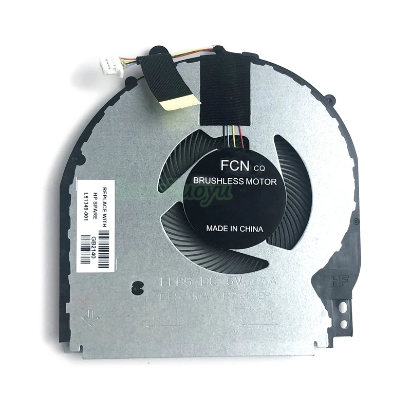 

New Laptop CPU Cooling Fan for HP TPN-W140 15-DQ 15-DQ0853CL 15-DQ0953CL 15-DQ1003CA 15-DQ1018NA 15-DQ1052NR Cooler L51349-001