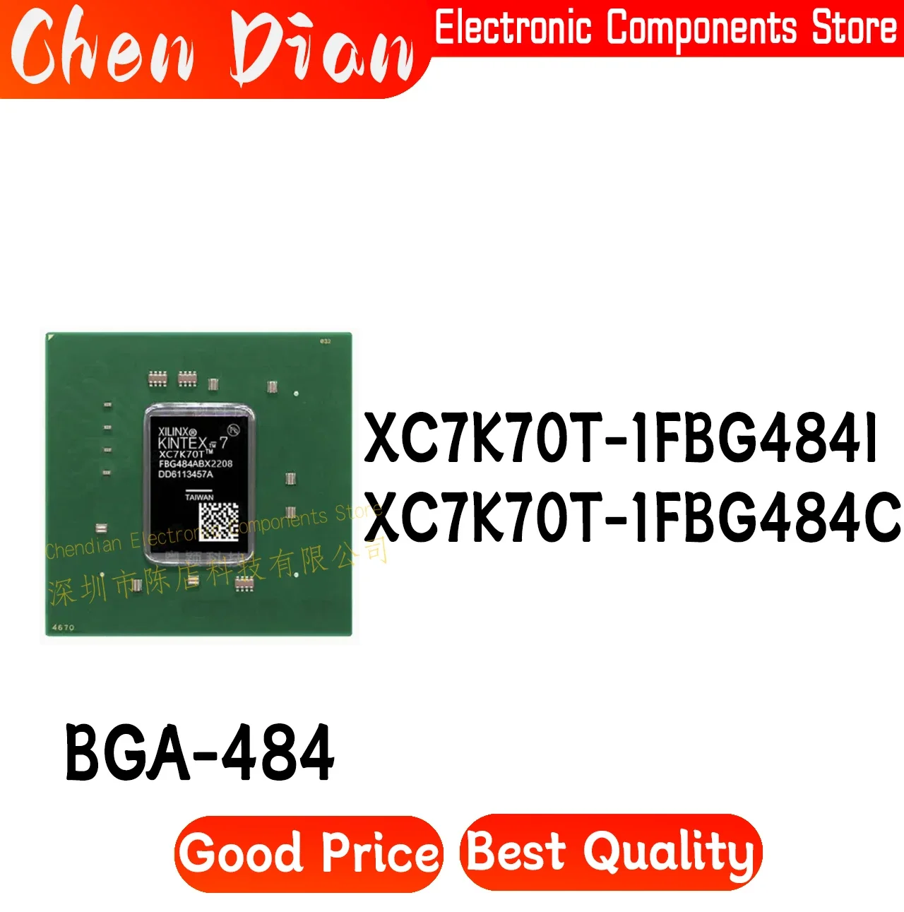 

XC7K70T-1FBG484I XC7K70T-1FBG484C Package: BGA-484 New Original Genuine