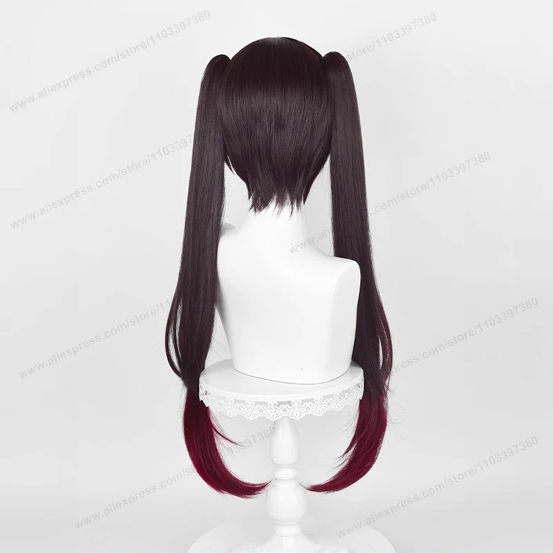 Honkai: Star Rail HSR Sparkle Cosplay Wig 72cm Long Brown Red Gradient Hair Anime Heat Resistant Synthetic Wigs