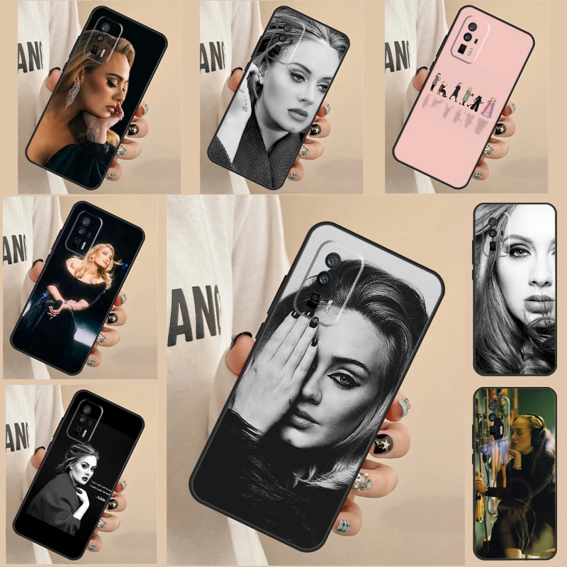 Adele Adkins Case For POCO F5 X3 X5 M6 Pro F4 X4 GT M5s F3 Cover For Xiaomi 12 13 Lite 12T 11T Pro 12X