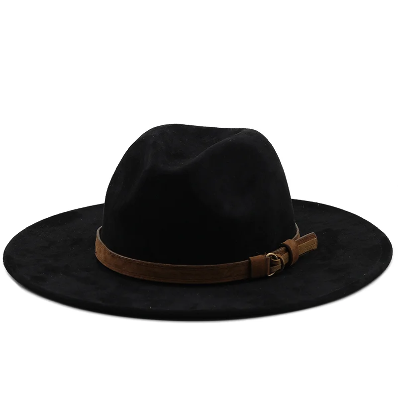 Neue Natürliche Panama Weiche Geformt Wildleder jazz Hut Sommer Frauen/Männer Breite Krempe Strand Sonnenhut Kappe UV Schutz Fedora hut