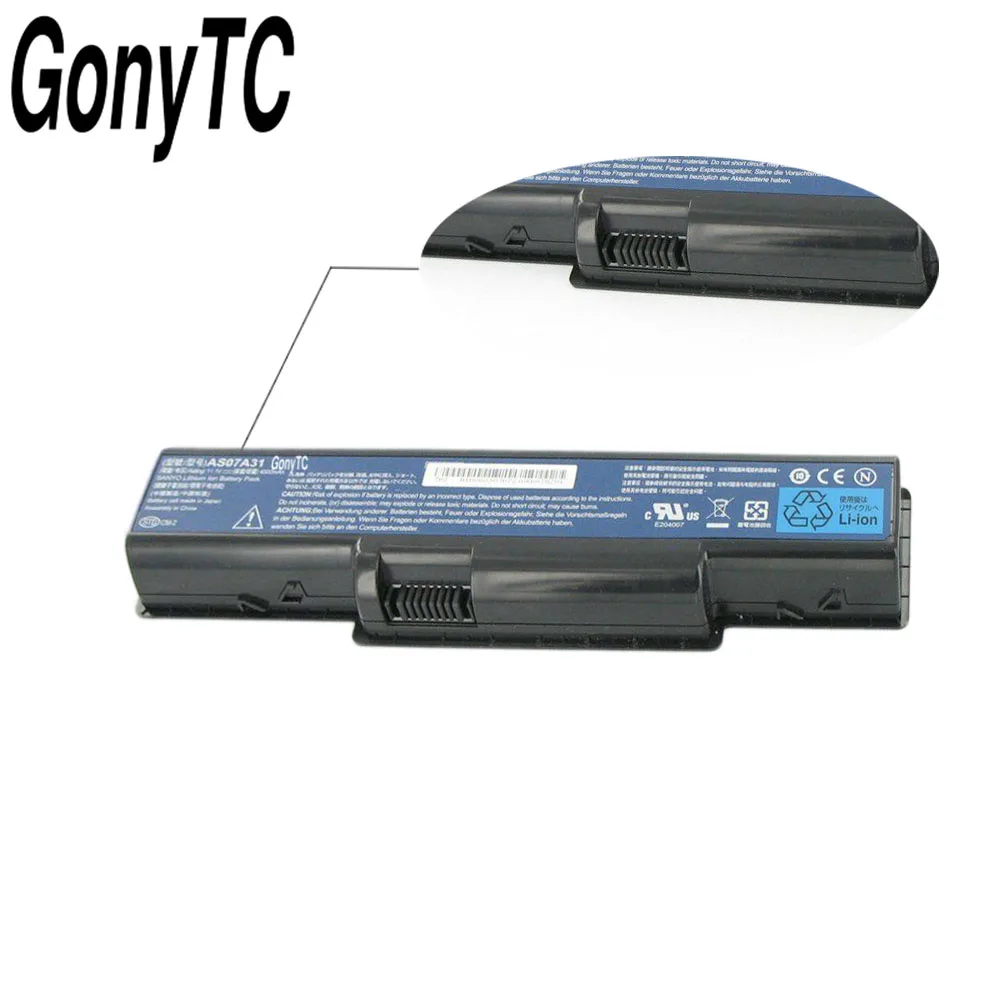 Imagem -03 - Bateria do Portátil para Acer Aspire 5740 4740g 5740g 5542g 4930g 5738zg 4736 As07a32 As07a41 As07a31