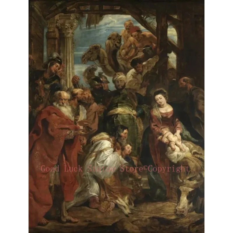 

wholesale oil painting # Church Decorative Religious art # Peter Paul Rubens The adoration of the Magi painting on canvas