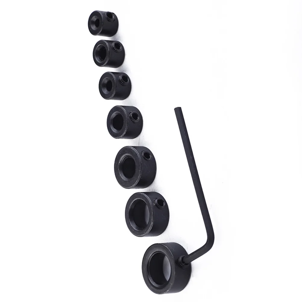 

7Pcs Drill Bits Ring 3-12mm High Quality Stop Set for Fixing Drill Bit Depth Making Holes Accurate and Suitable for Roundwood