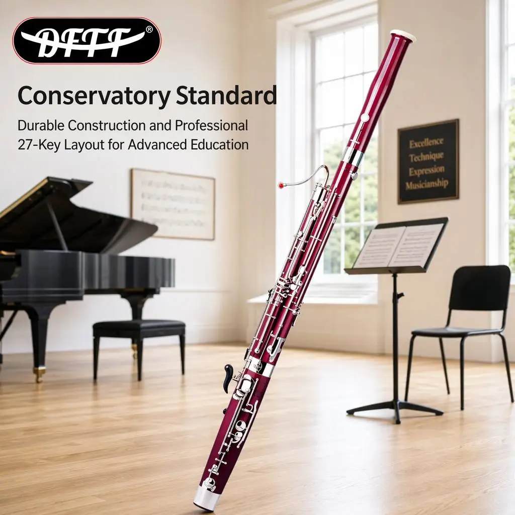 Factory Direct Wholesale Bassoon Woodwind Instrument Professional Quality Bassoon For Orchestra School Band Performance