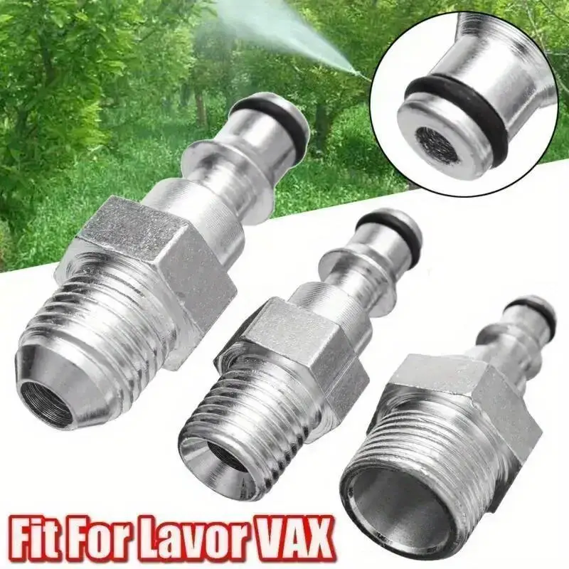 3pcs/set Sprayer Adapter Quick Release Pressure Washer Tool Hose Fit M14 M22 for Lavor Hose Fitting Accessory