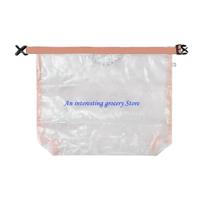 

652D Waterproof Camping Travel Beach Bag Single Shoulder Supermarket Shopping Bag Fashion Handheld Woven Bag Enduring