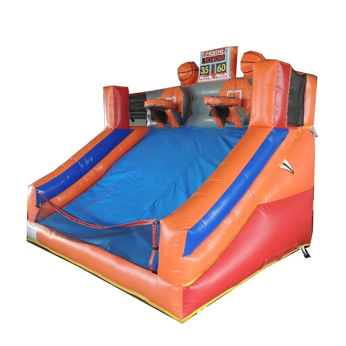 Inflatable Basketball Shooting Game Inflatable Basketball Court With Hoop