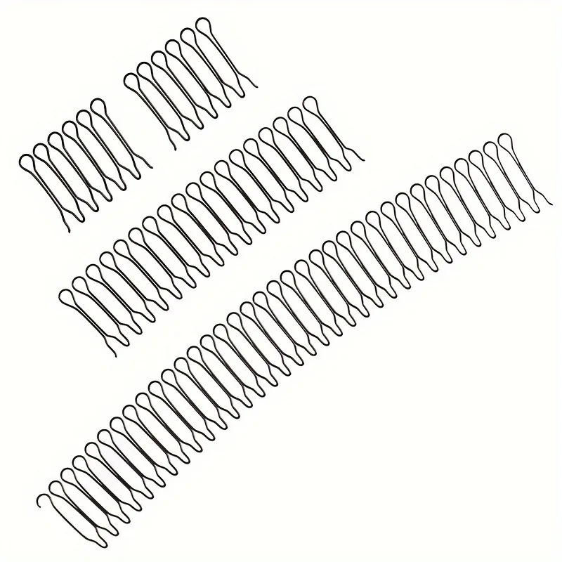 4pcs/set Wavy Hair Trimming Fork Combing Tools Fixer Comb Hair Pin Wavy Comb Clips Bobby Pins Mini Bangs Holder for Women