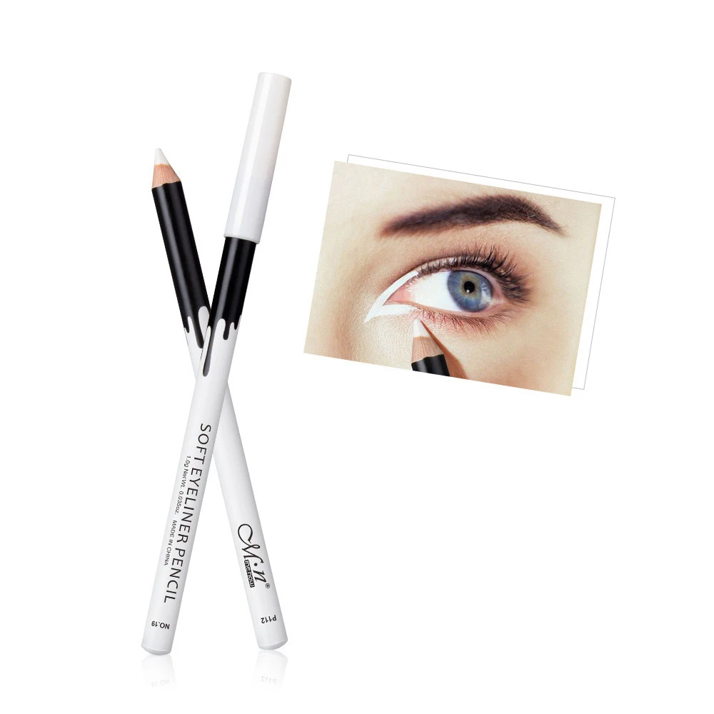 White Eyeliner Pencil  Makeup Pen High Quality ProfessionalWomen Long Lasting Waterproof Pigment Cosmetics Cheap Wholesale