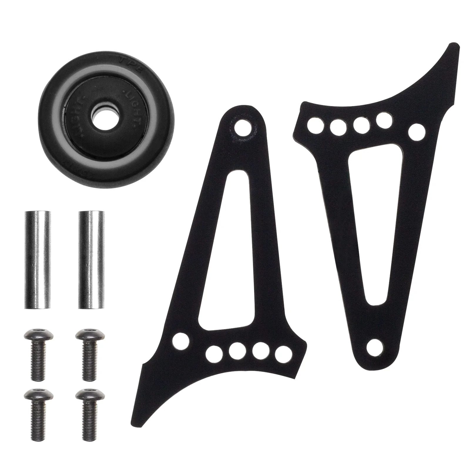 Tamiya CW-01 Adjustable Aluminum Wheelie Bar Kit for Lunch Box, Midnight Pumpkin, Grasshopper, Hornet - RC Off-Road Upgrade