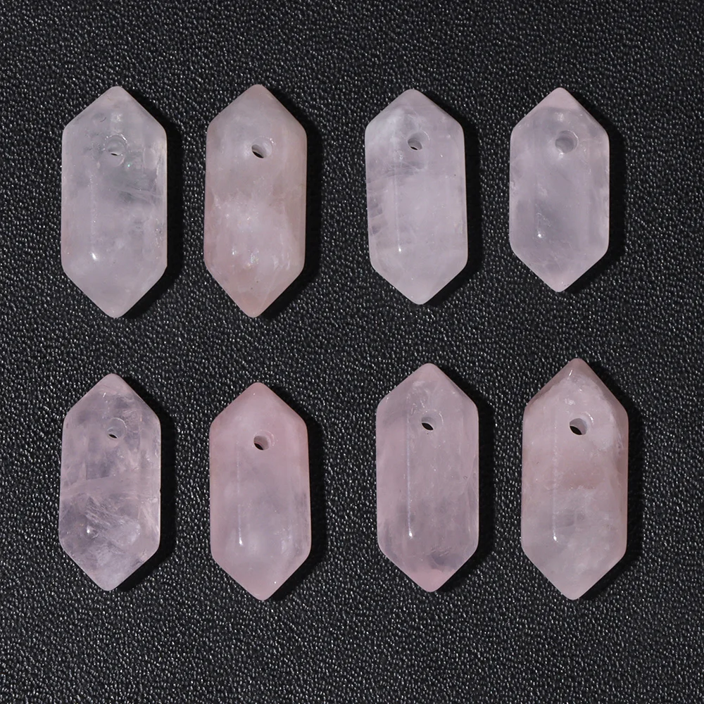 Natural Amazonite Stone Beads Hexagonal Column Amethysts Gems Beads for diy Jewelry Necklaces Earrings Pendants Accessori