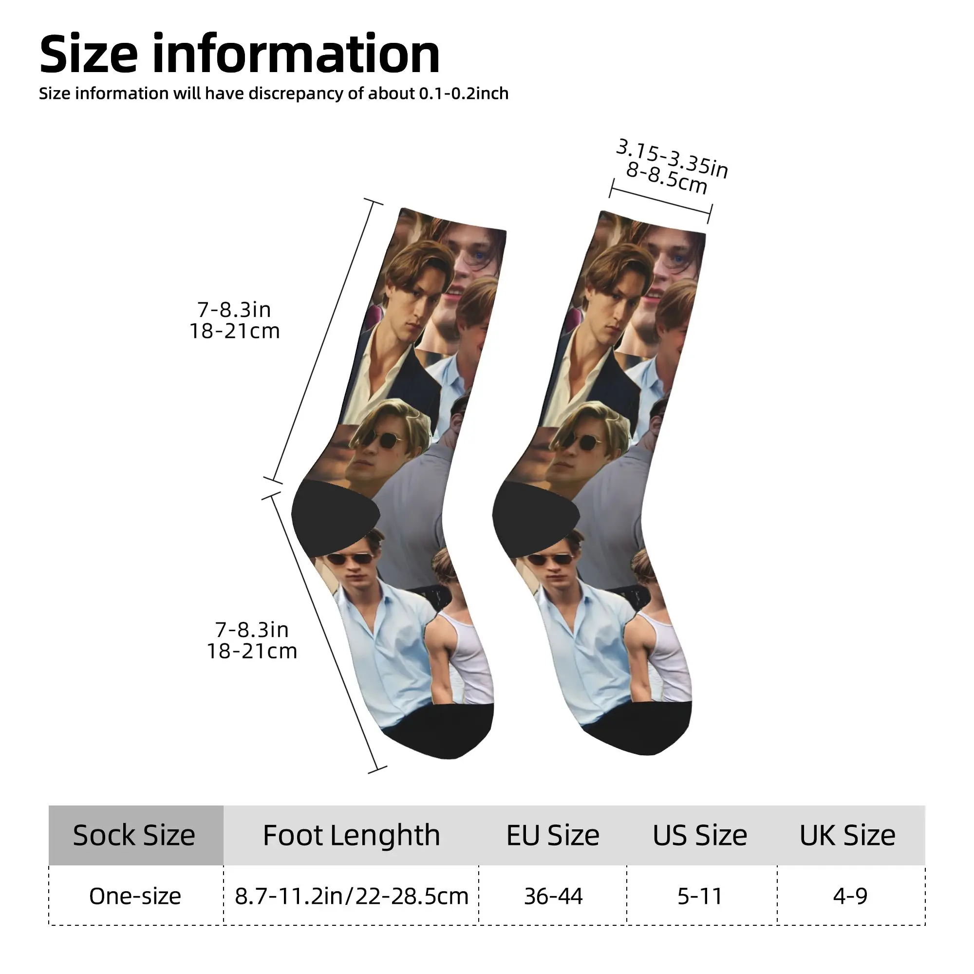 جوارب جيمس بوفورت غير قابلة للانزلاق للنساء والرجال جوارب تزلج ناعمة قابلة للتنفس للخريف جوارب مخصصة مضحكة #5