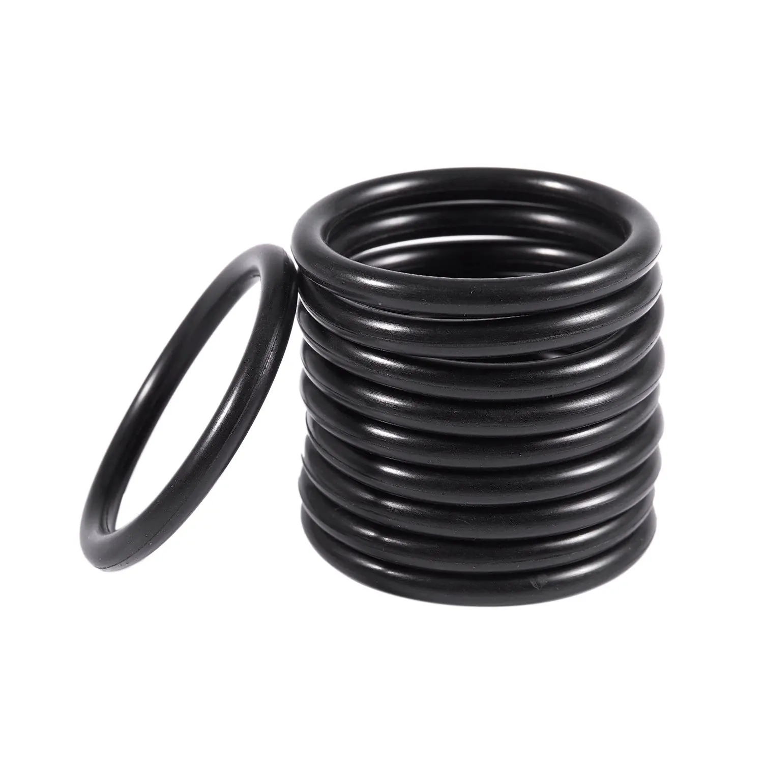 10 PCS Metric O Rings Black Nitrile Rubber 40 mm OD 4 mm thick