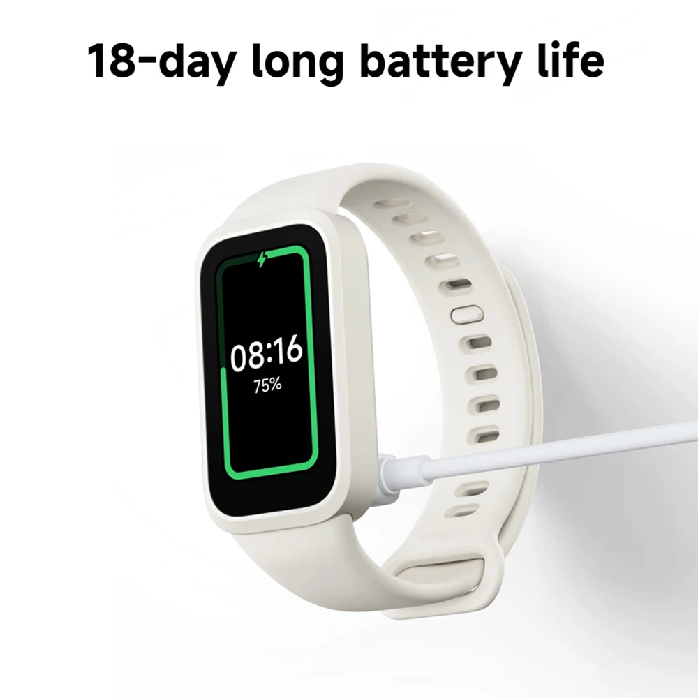 글로벌 버전 샤오미 미 스마트 밴드 9 액티브 팔찌, 1.47 인치 혈중 산소 심박수 5ATM 방수 손목 밴드