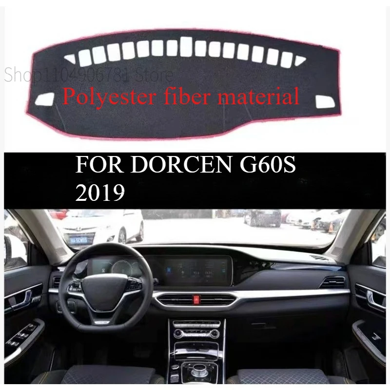 

FOR DORCEN G60S‌ 2019 Car Dash Mat Dashmat Dashboard Cover Sun Shade Dash Board Cover Carpet Accessories