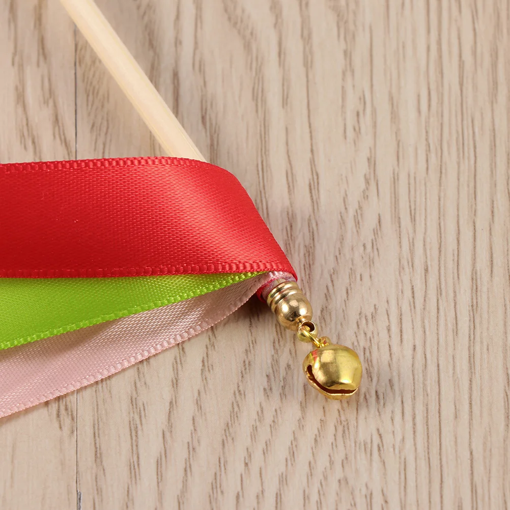 

50Pcs Wedding Assorted Colors Bell Streamer Wands Creative Exit Ceremony Reception Celebration Wand