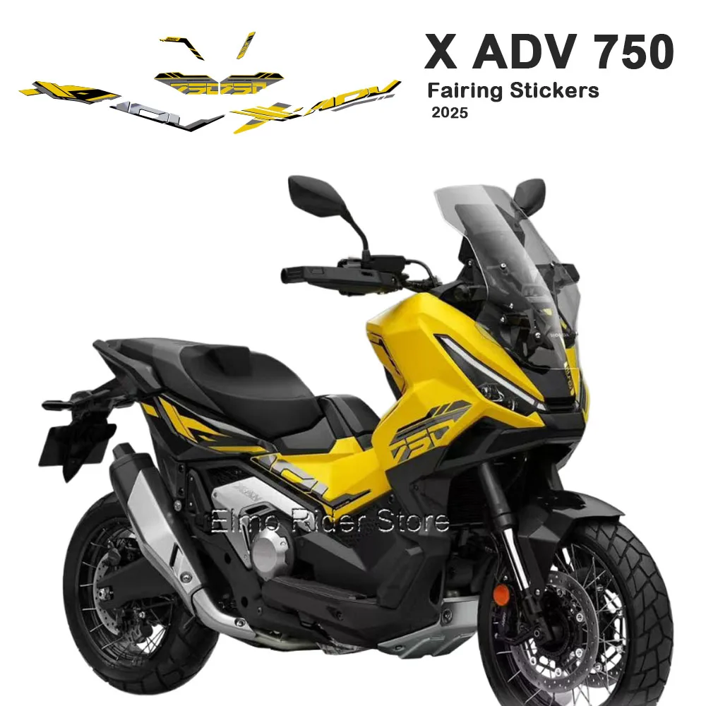 

XADV 750X ADV 750 для Honda X-ADV 750 2025 модификация аксессуары наклейка на обтекатель мотоцикла наклейка против царапин ПВХ наклейка