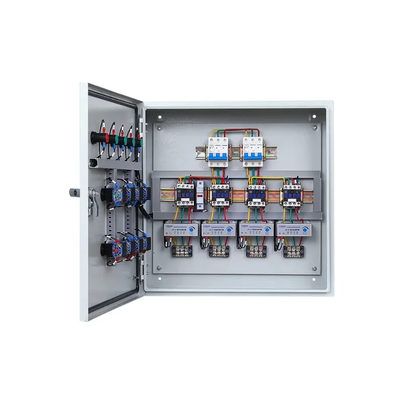 4 way motor control box 3 phase water pump 4 sets of fans open phase protection indoor distribution cabinet