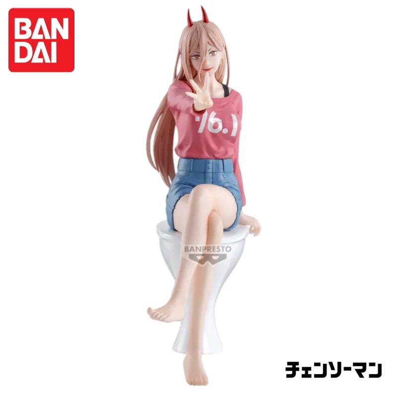 

В наличии Bandai, оригинальная бензопила Banpresto, человек, фигурка, модель куклы, новая коробка, аниме, фигурки, игрушки