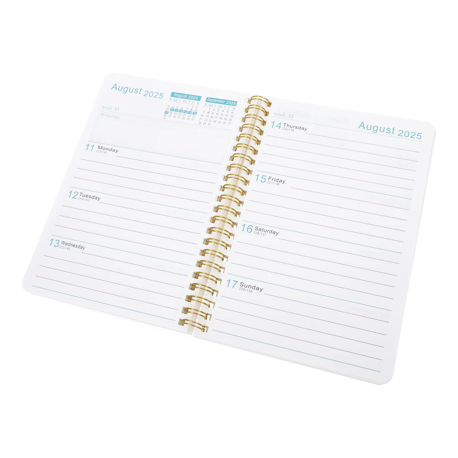 

Schedule Book Planner The Notebook Calendar Schedules Small Paper Middle School A5 Life Floral Office Student Fridge