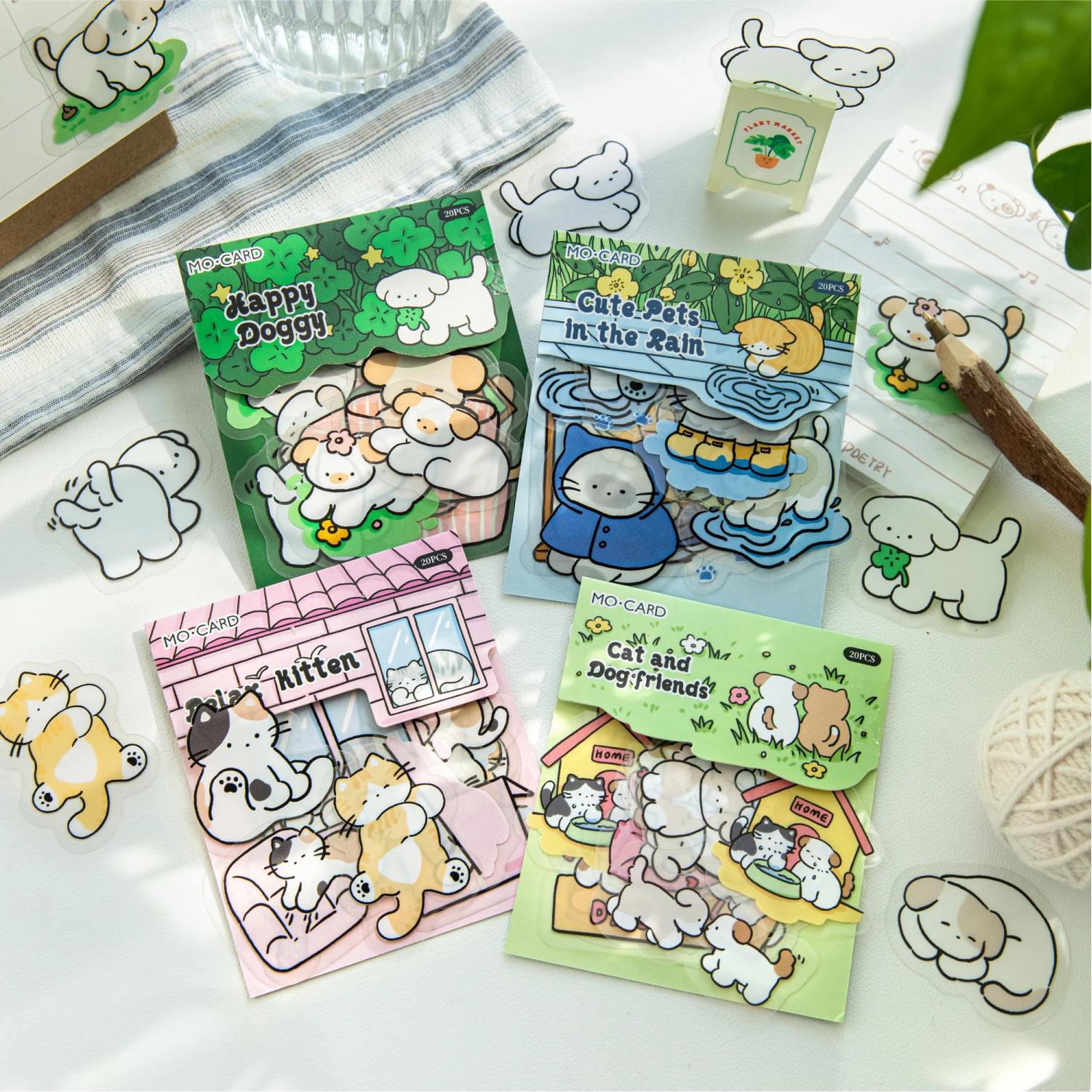 

6 упаковок/лот, ручная серия Baby Life, милая декоративная наклейка для домашних животных в стиле ретро