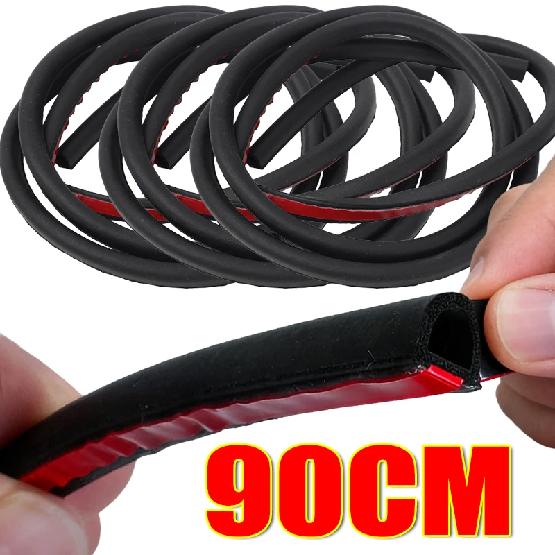 

Уплотнительная лента для крышки топливного бака внедорожников и грузовиков, D-образная, черная, самоклеящаяся, для защиты от шума, пыли и влаги