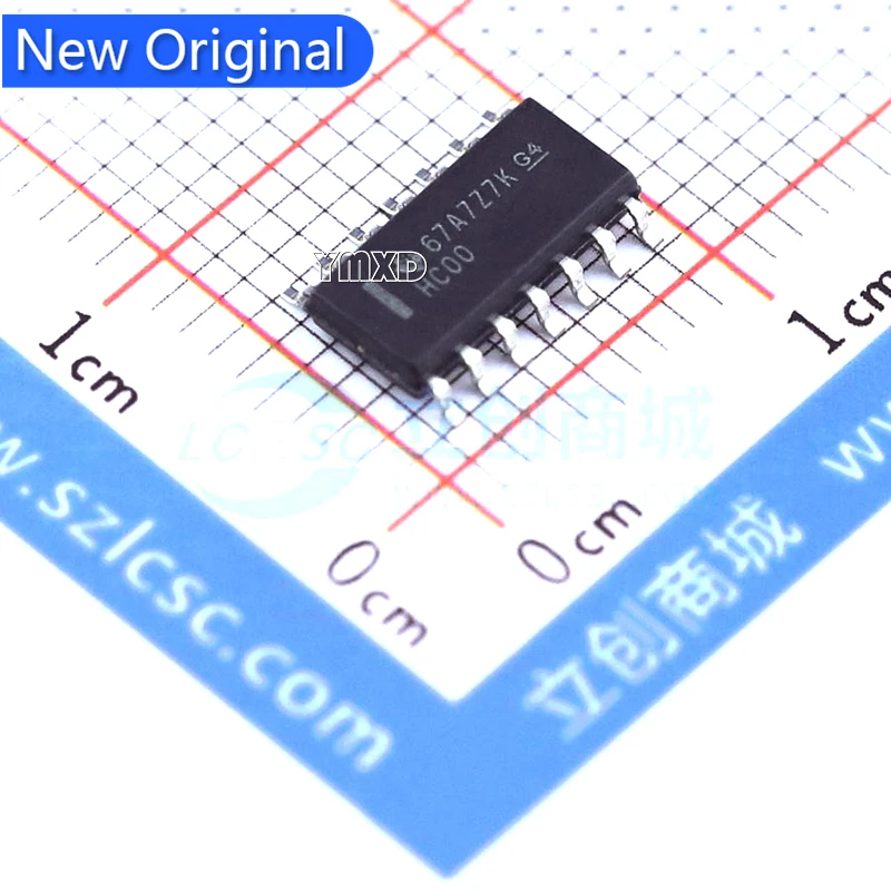 10Pcs/lot New Original SN74HC00DR SOIC-14 four-way 2-input positive NAND gate patch logic chip