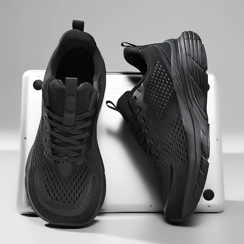 

Fashion Wide Toe Mens Running Shoes Plus Size Casual Sneakers Mesh Breathable Barefoot Shoes Zero Soles Non-Slip Sports Footwear