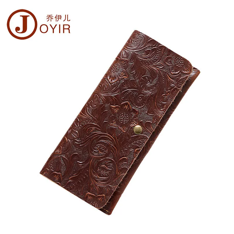 Wallet Women's Long Genuine Leather Embossed Fashion Clutch Handbag Wallet Women's Bag Small Bag