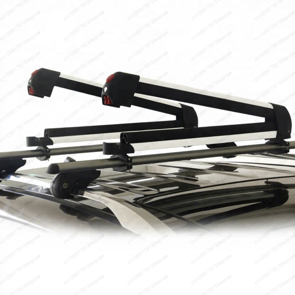 Aluminum Snowboard/Snow Gear Rack for SUV/UTV/Truck Roof Mount - Load-bearing 75kg