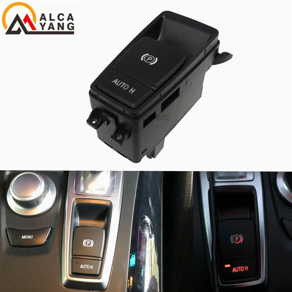 Parking Brake Control Switch Electric Parking Handbrake Brake Switch Button For BMW X5 E70 E71 E72 X6 EMF F10 Car Accessories