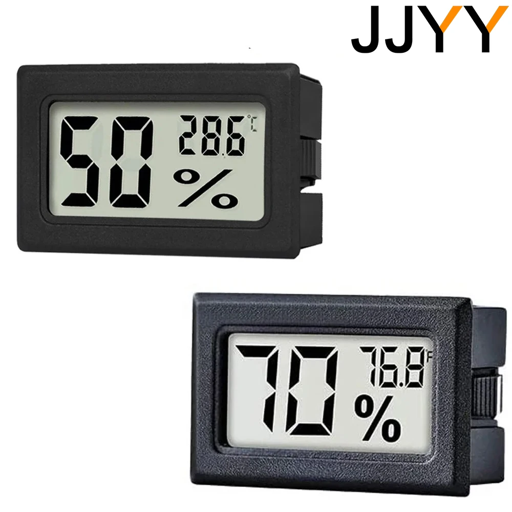 Mini Indoor Digital Hygrometer Thermometer Home LCD Display Temperature Outdoor Hygrometer Display (℉) Display (℃) 1PC